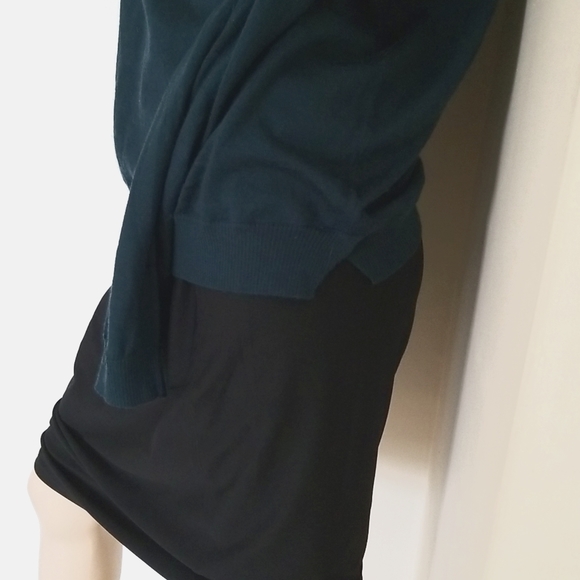 Teal soft wool mix sweater - Picture 4 of 7